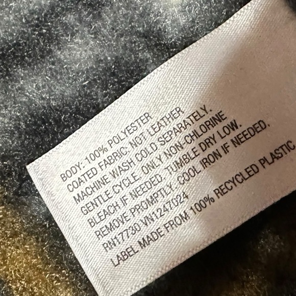 Ava & Viv Women's Size 4X Orange & Black Rust Plaid Open Front Soft Overcoat - Picture 4 of 9